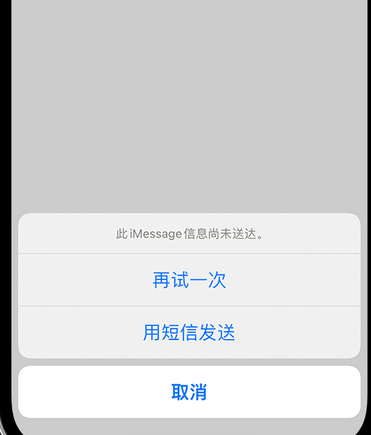 双湖apple维修iPhone上无法正常发送iMessage信息