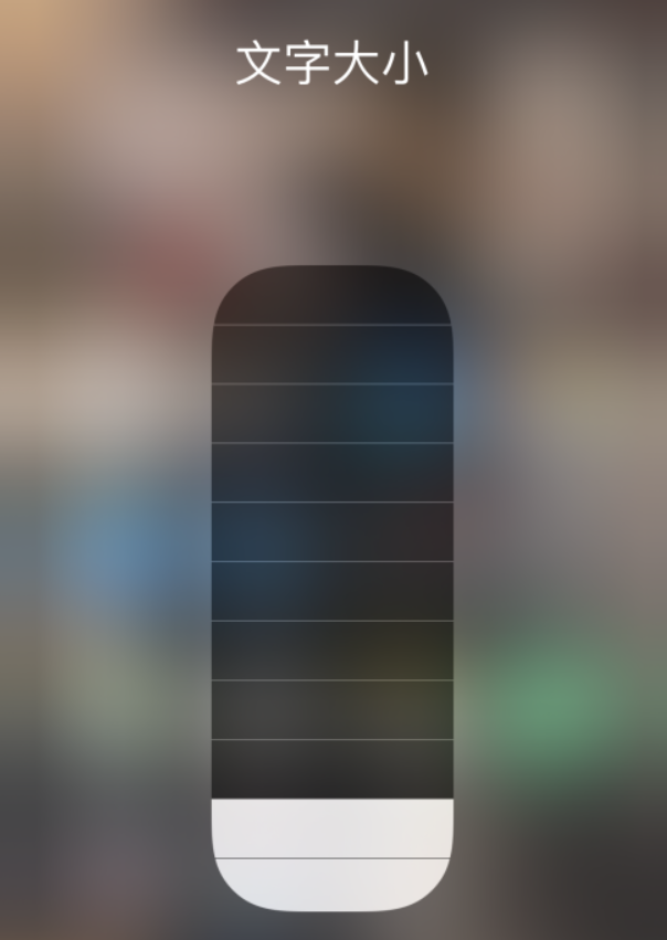 双湖苹果手机维修分享小技巧：在 iPhone 控制中心快速调节字体大小 